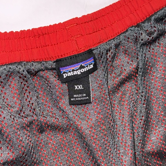 Patagonia Swim Trunks Mens XXL Red Shorts Drawstring Lined Elastic Waist - Picture 3 of 7